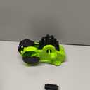 DEAYOU Multi-Roll Heat Tape Dispenser, 1" and 3" Double Reel Cores Sublimation Tape Dispenser for Pre-Cut Heat Transfer Tape, Semi-Automatic Desk Packaging Tape Dispenser with Compartment Slot, Green