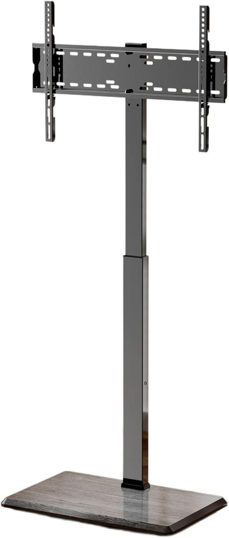 Universal Floor TV Stand,TV Floor Mount Stand for 32-75 inch TV up to 110 lbs, Swivel and Height Adjustable Tall TV Stand for Bedroom,Office(TCP01-M-A02)