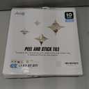 Art3d Peel and Stick Backsplash for Kitchen White Subway (10 Tiles, Thicker Design) (White With Black Grout)