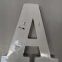Pooqla LED Marquee Letter Lights Sign, Light Up Alphabet Letter for Home Party Wedding Decoration A (Letter A, Warm White)