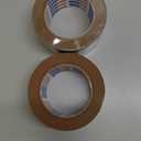 Adhes Biodegradable Brown Paper Packing Tape 3 Rolls 2 Inch x 50 Yards, Compostable & Plastic-Free Packing Tape, Heavy Duty Adhesive for Shipping and Moving Boxes