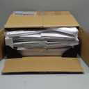 Tohomeor Narrow Dresser Tall Skinny Storage Tower Vertical Slim Chest of Drawers with Charging Station Small Nightstand Side Table for Bedroom, Bathroom, Small Spaces (White, 4 Drawers)