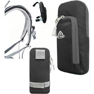 Backpack Strap Pouch,Backpack Accessories Shoulder Pouch,Smartphone Strap Pack, Back Pack Strap Pocket Attachment Bag for Hikers, Lightweight Phone Holder Pack for Sports Hiking Camping