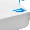 LAVANCE Waterproof Mattress Protector Twin Size, Premium Cotton Terry, Soft Noiseless Washable Bed Mattress Cover with 6"-18" Deep Pocket, 39" x 75"