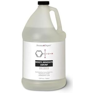 Benzyl Benzoate USP Grade Liquid 8 fl oz – High Purity Multipurpose Solvent & Fragrance Fixative for DIY Cosmetic & Crafting Use