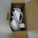 One Beat Desktop Power Strip with 3 Outlet 4 USB Ports 4.5A, Flat Plug and 5 ft Long Braided Extension Cords for Cruise Ship Travel Home Office, ETL Listed