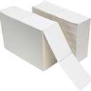 L LIKED 8000 Thermal Shipping Labels 4”x 6”in Fanfold, Permanent Adhesive, Perforated Line Labels Compatible with Direct Thermal Printings (2 Stacks, 4000 Labels/Stack)