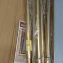 Closet Rod, 17 to 76 Inch Heavy Duty Adjustable Metal Clothing Rack for Hanging Clothes, Closet Poles for Wardrobes, Laundry, Durable Steel, GoldUpgraded Extra Strong