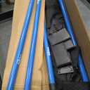 4PK Dust Barrier Poles,Steel Cabinet Jacks for Installing Cabinets,Adjustable 45.3-114.3" Quick Support Rod,Telescopic Support Pole for Zipwall