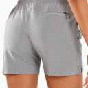 ALLZERO Women's Running Shorts 5" Quick Dry Lightweight Athletic Workout Shorts with Zip Pockets Hiking (XL)