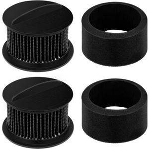2 Pack 32R9 Replacement Filters for Bissell PowerForce PowerGroom for Cleanview Helix Turbo Inner & Outer Vacuum Cleaner Filter Set, Replace Part 203-7913, Model 1240, Not for Style 9 Filter