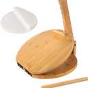 Wooden Tortilla Press 10 Inches with Rolling Pin & 50 Pcs Parchment Paper Mexican Tortillera Presser Homemade Tortillas Roti Pataconera Dough Press