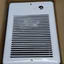 New Upgrade CSC202TW Electric Wall Heater - Fast & Efficient Heating with Built-in Thermostat, 2000W/240V, 6825 BTU, Complete Unit, White