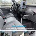 Car/Truck Seat Rail Tablet Mount, 35" Heavy Duty Car Floor Bolt Tablet Holder, Vehicle Front Seats Stand for iPad Pro Air Mini, iPhone, Galaxy Tabs, Z Fold, More 4-13" Cell Phones and Tablets