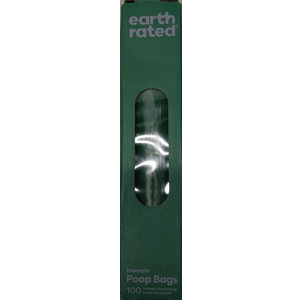 Earth Rated Poop Bags for Dogs, Leak Proof and Extra Thick Waste Bag Refill Rolls, Lavender Scented, 10 Bags