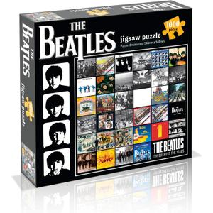 Beatles Album Collage (1000 Piece Jigsaw Puzzle)