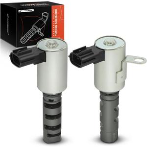 A-Premium 2-PC Left & Right Engine Variable Valve Timing (VVT) Solenoid Compatible with Toyota Camry Highlander Sienna Avalon Solara RX300 RX400h 3.0L 3.3L, Replace# 917-211 917-214 15330-0A010