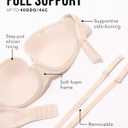 Smart & Sexy womens Full Support Light Lined Strapless Bra (Beige)