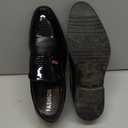 Men's Patent Leather Slip-on Dress Loafers Shoes Formal Tuxedo Shoes Work Business Office Dress Shoes (12, Black)