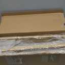 2 Pack Hanging File Box 14.5 x 6 x 10.8 Inch Paper Rope Decorative Filing Basket Woven Document Organizer Folder Box with Handle Collapsible Letter Size Filing for Office Home Storage Decor