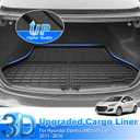 Elantra Floor Mats - Car Mats for Hyundai Elantra 2011-2016, All Weather Floor Mats and Cargo Liner for Elantra Accessories, Heavy Duty Rubber Mats, Car Accessories