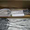 AboveGenius Badminton Rackets Set, Lightweight & Durable Badminton Set (Includes 6/12 Racquets, 6/12 Birdies), Outdoor Backyard & School Games for Adults, Teens, Families and Beginners, Large