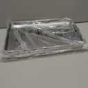 GRIDMANN 9" x 13" Commercial Grade Aluminum Cookie Sheet Baking Tray Jelly Roll Pan Quarter Sheet - 12 Pans