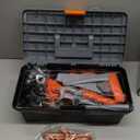 Kids Tool Set  Zealous 48 pcs Toddler Tool Set with Tool Box & Electronic Toy Drill, Pretend Play Kids Toys, Toy Construction Tools for Kids Ages 3,4,5,6,7,8 Years Old (A-Orange)