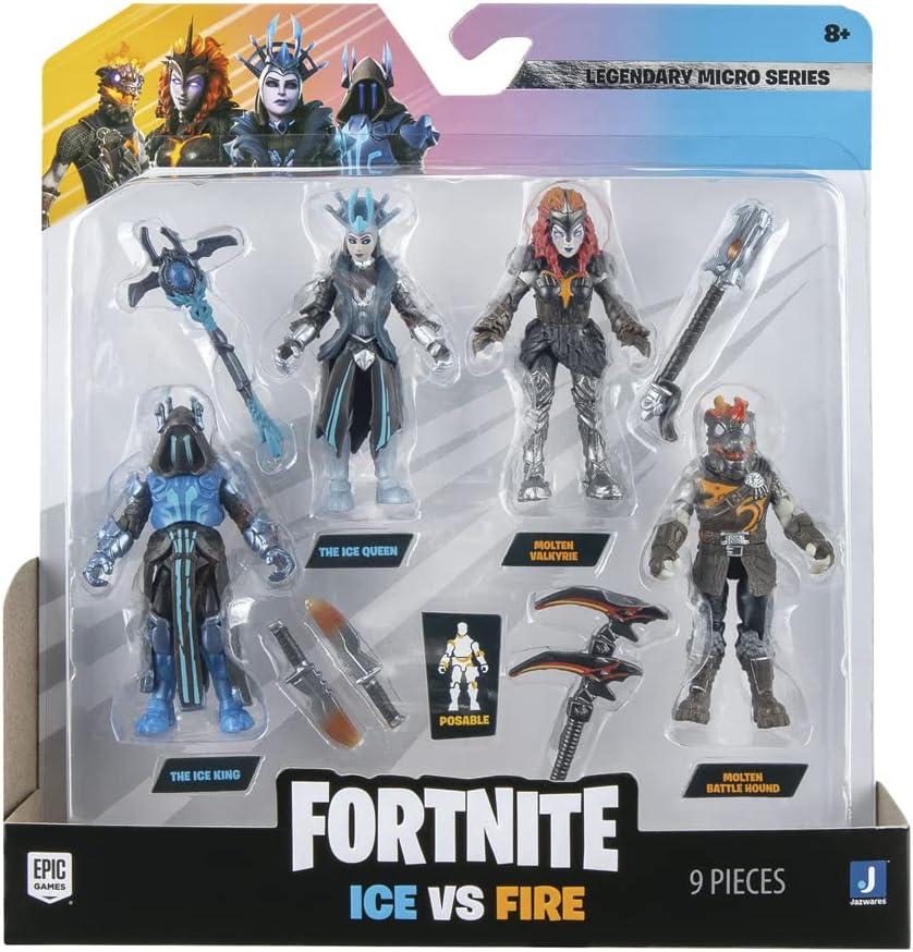 FORTNITE Micro Squad - Four 2.5-inch Articulated Figures with Harvesting Tools