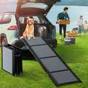Dog Ramp for Car, 63" Extra Long & 17" Wide Pet Ramp, Portable Foldable Dog Car Ramp for Medium & Large Dogs, with Non-Slip Rug Surface, Up to 250LBS Enter a Car, SUV (Upgraded 63" L x 17.3" W)