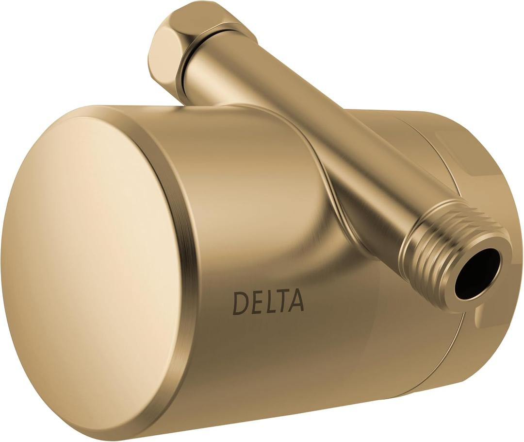 Delta Faucet Clarifi Standard Shower Filter Attachment with Filter, Shower Water Filter, Shower Head Filter, Champagne Bronze 7SF100-CZ