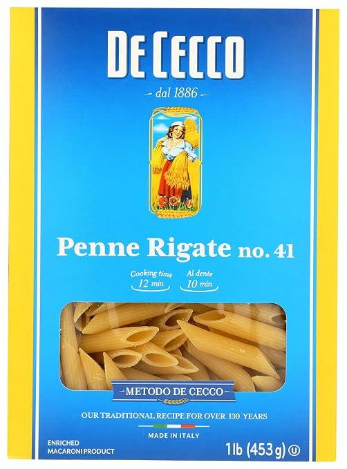 2 x De Cecco Penne Rigate No. 41 Pasta, 16 Oz