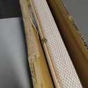 LazBlinds Manual Roll-up Bamboo Blinds, 37" W x 72" H, Star-Off White