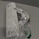 Jgstkcity Desk Clamp Power Strip,40W Total Fast Charging Station,2 PD 20W USB C Ports,Desk Edge Mount Surge Protector for Home, Office,3 Outlets,Fit 1.96" Tabletop Edge,ETL Listed,White