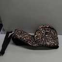 Momcozy Hip Seat Baby Carrier - Adjustable Waistband with Original 3D Belly Protector, Ergonomic Carrier with Various Pockets for Newborns & Toddlers Up To 45lbs (Leopard, Medium)