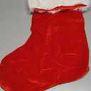 MSYO Giant Christmas Stocking - Super Soft Velvet Buffalo Plaid with Plush Cuff, Extra Large Xmas Stocking for Fireplace, Stairs, Mantel - Festive Holiday Home Decor for Christmas Tree(Red)