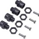 12mm to 17mm Wheel Hex Hub Adapter Extension Conversion for 1/10 RC Car and Upgrade 1/8 Tires