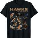 Hawks Animals of The World Educational Birds of Prey Birder T-Shirt 4T
