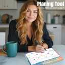 6 x Gannyfer 2026 Wall Calendar, 18 Monthly Desktop/Wall Calendar 2026-2027, Use from Jan 2026 to Jun 2027, 11" x 8.5", Wall Planner for Your Family, School or Office (3 Stickers Included)