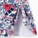 PATPAT Family Matching Swimwear Floral Pattern Tankini Swimsuits and Swim Trunks (M)