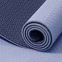 IUGA Yoga Mat Non Slip Anti-tear Pilates Mat Eco Friendly Hot Yoga Mats Thick for Workout & Exercise(72"x 24"x 6mm)