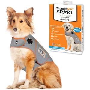 ThunderShirt for Dogs, Large, Platinum Sport - Dog Anxiety Relief Calming Vest, L