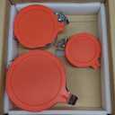 M MCIRCO 6 Pcs Glass Measuring Cups with Lids Set, 1-Cup, 2-Cup, 4-Cup Measuring Jugs with Handle, Nesting Liquid Measuring Cups for Kitchen