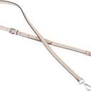 uxcell Genuine Leather Bag Strap Replacement Adjustable Crossbody Bag Straps, 37.4-45.3 Inch Purse Strap for Shoulder Bag Handbag Purse, Pink, Silver Buckle