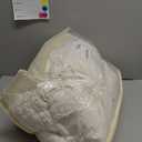 Outpain 6ft Spandex Table Cloth for Standard Folding Tables-6Pack Ivory Table Cloth Table Protector for Party, Wedding, Cocktail, Banquet, Festival