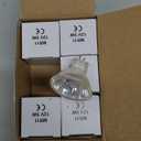 MR11 GU4 Base Halogen Bulb 12V 5W, FTD Spotlight Bulbs with Glass Cover, Fiber Optic Light Bulb Dimmable 2800K Warm White for Landscape, Christmas Tree Bulb, Track Lighting