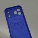 Ktele Magnetic for iPhone 17 Pro Max Case [Compatible with Magsafe] [Premium Silicone Satin-Smooth Touch] Slim Shockproof Anti-Scratch Microfiber Lining Case, 6.9 inch, Klein Blue