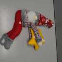 Christmas Tree Topper, 22" Gnome Treetop with Lights and Remote Control Timer, Christmas Tree Decoration for Holiday Ornament and Home Decor, Red