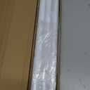 2 Pack Curtain Rods for Windows 32-60 Inch, 1 Inch Adjustable White Curtain Rod Set with Brackets, Easy Install