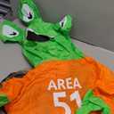 COMIN Halloween Inflatable Alien Costume Kids Cosplay Costumes Funny Ride on Blow Up Costumes Alien Suit for Teens (4-6 Yrs(Fit for height 3.7-4.1FT))